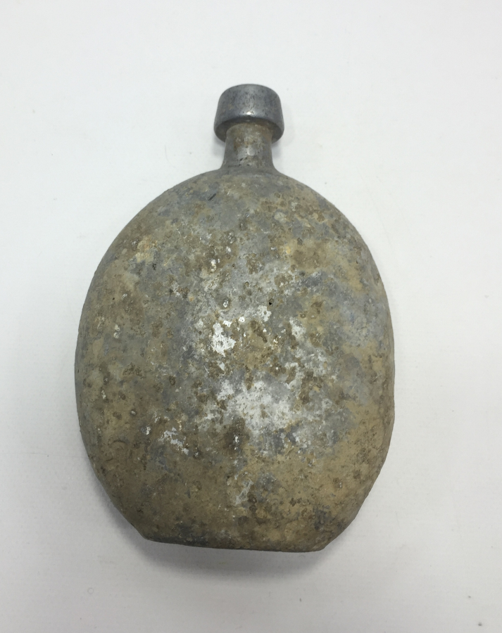 1. DÜNYA SAVAŞI DÖNEMİ ÇANAKKALE CEPHESİ ÜZERİ OSMANLICA YAZILI ASKER MATARASI