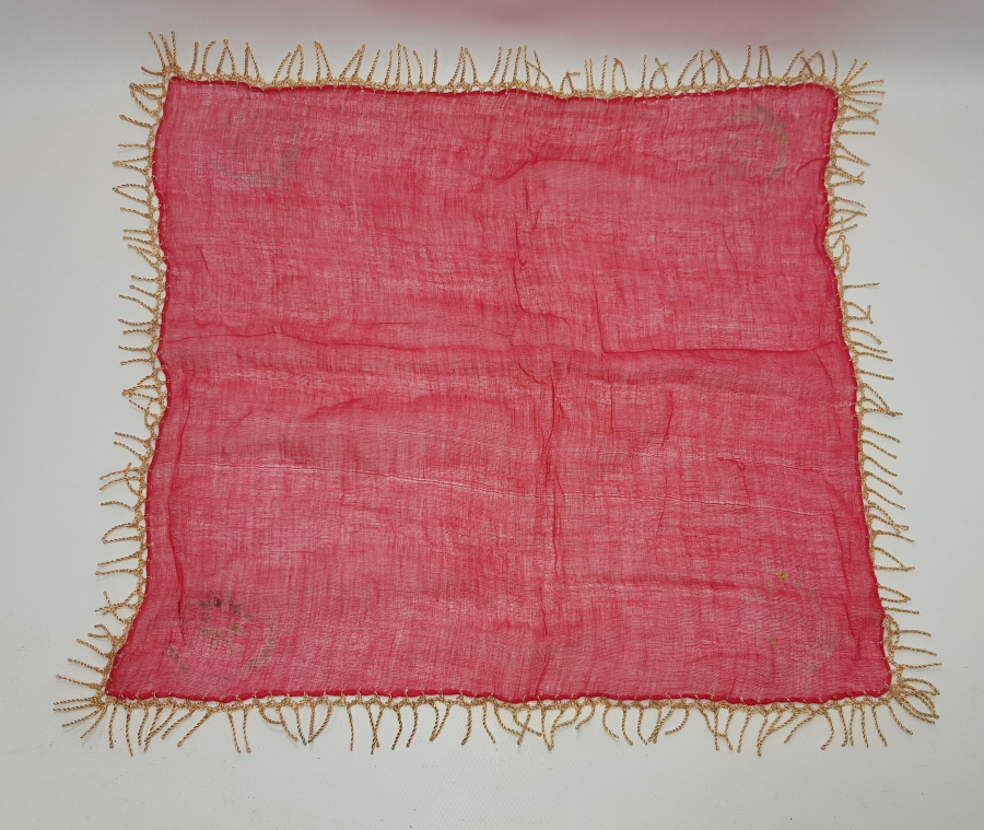 DÖRT KÖŞESİ YALDIZLI OSMANLI BAYRAĞI BASKILI SANCAK TİPİ İPEK PANO