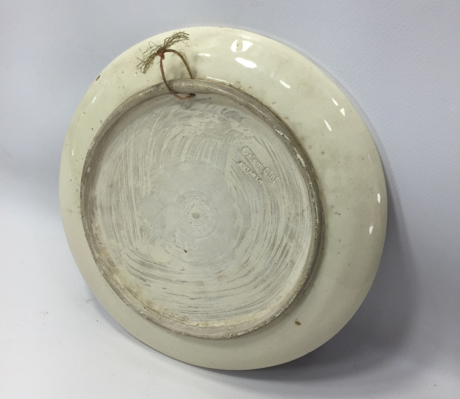 EL BOYAMA USTA DAMGALI ANTİKA KÜTAHYA İŞİ DUVAR TABAĞI