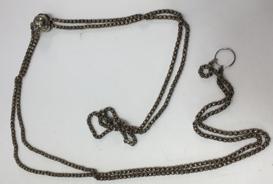 OSMANLI DÖNEMİ ARNAVUT ZİNCİRİNDEN GÜMÜŞ CEP SAATİ KÖSTEĞİ