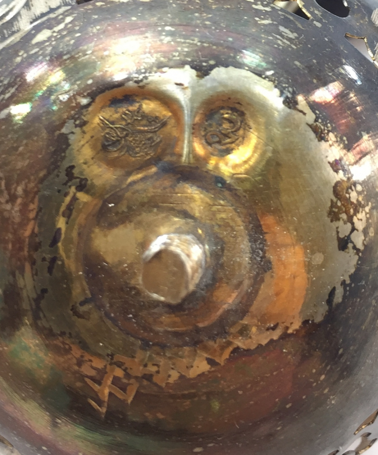 OSMANLI DÖNEMİ DEVLET ARMALI VE TUĞRALI GÜMÜŞ FİNCAN ZARFI