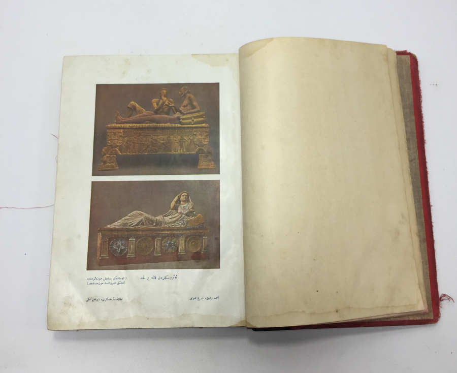 OSMANLI DÖNEMİ İÇİ BOL GRAVÜRLÜ NADİR TARİH KİTABI