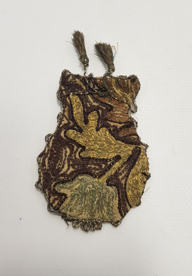 OSMANLI SUZENİ İŞÇİLİKLİ PARA KESESİ 