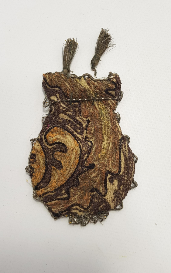 OSMANLI SUZENİ İŞÇİLİKLİ PARA KESESİ 