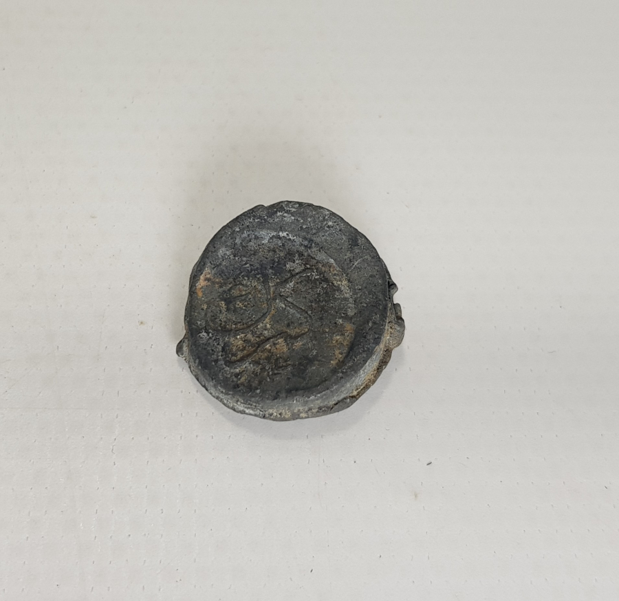 OSMANLICA SAMSUN GÜMRÜK YAZILI KURŞUN POSTA MÜHÜRÜ