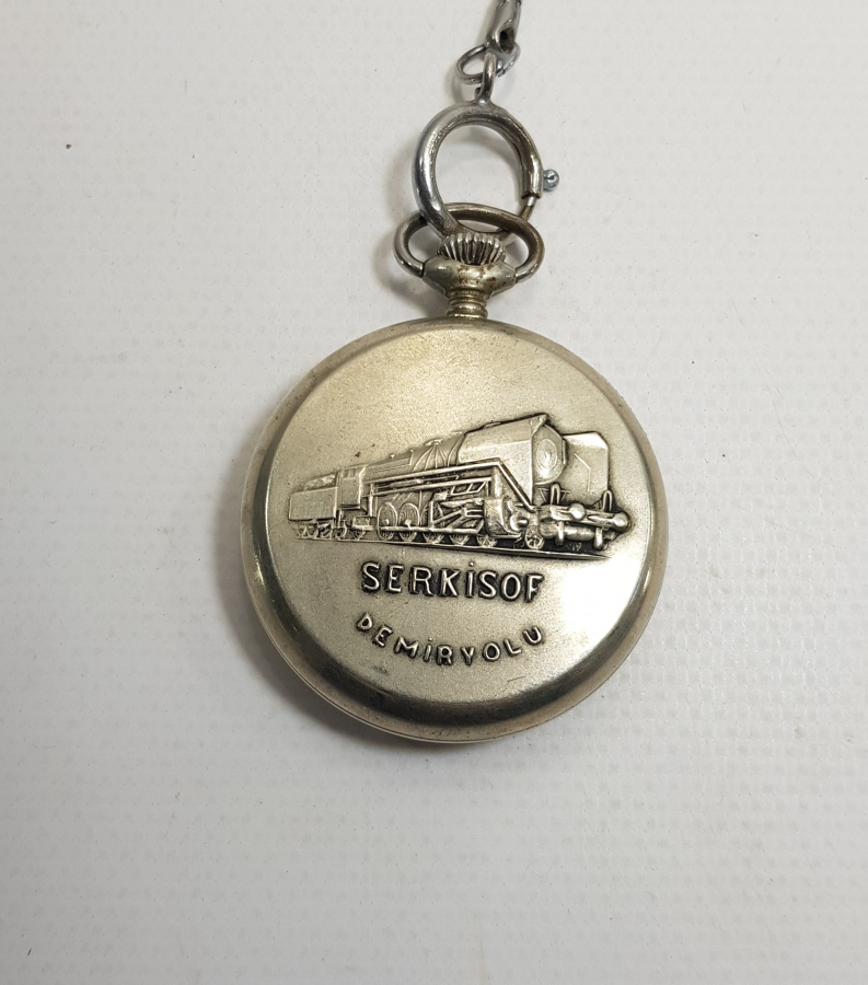 SERKİSOF DEMİRYOLU KÖSTEKLİ CEP SAATİ