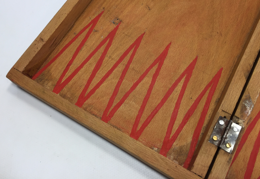 TAMAMI EL YAPIMI KIRLANGIÇ GEÇME VE EL BOYAMA 1928 TARİHLİ TAVLA