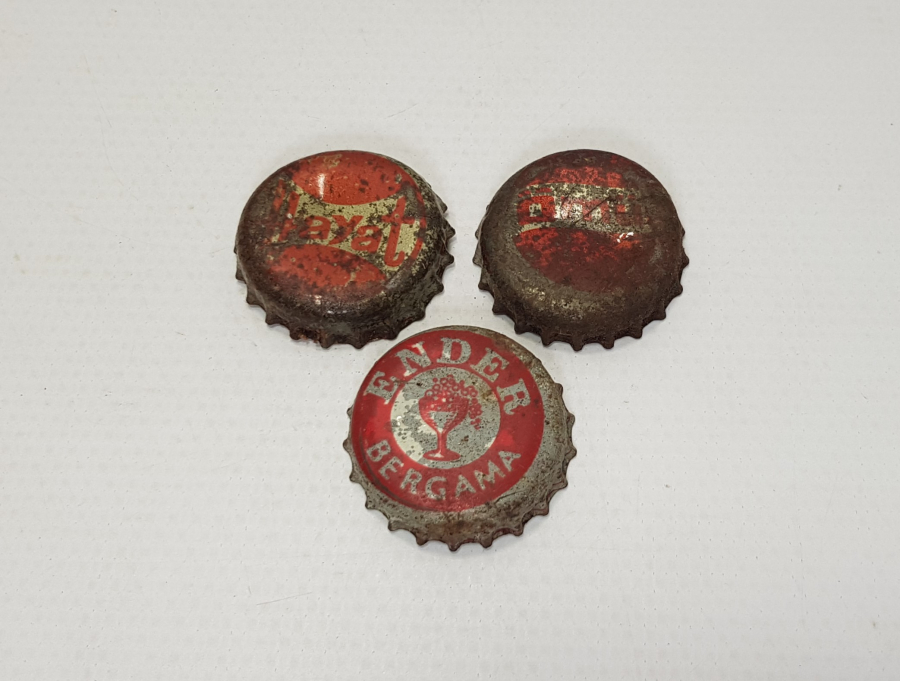 ÜÇ ÇEŞİT GAZOZ KAPAĞI: ENDER, HAYAT, ÖMÜR 