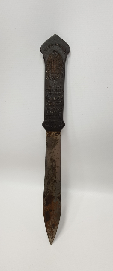 1911-1912 TÜRK İTALYAN SAVAŞI HATIRASI ZARF AÇACAĞI 