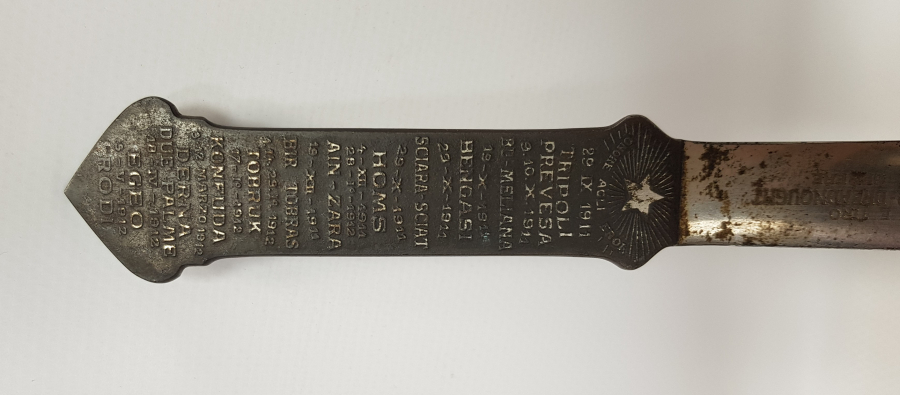 1911-1912 TÜRK İTALYAN SAVAŞI HATIRASI ZARF AÇACAĞI 