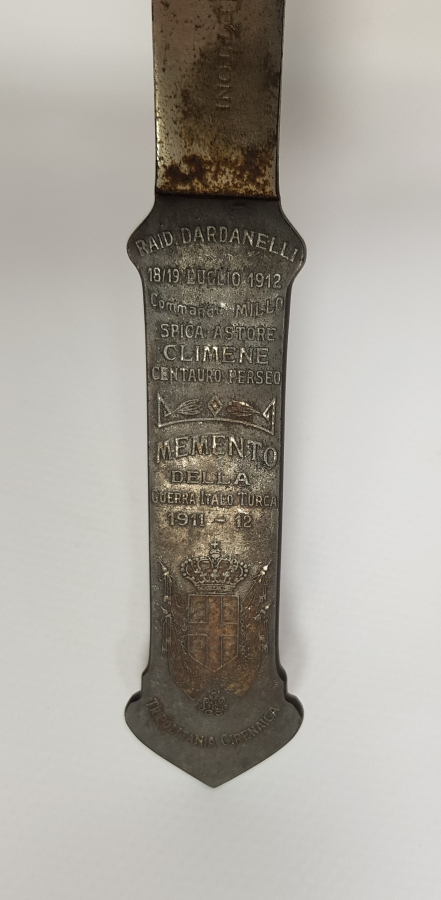 1911-1912 TÜRK İTALYAN SAVAŞI HATIRASI ZARF AÇACAĞI 