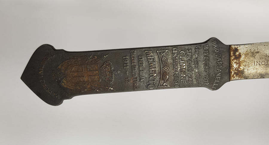 1911-1912 TÜRK İTALYAN SAVAŞI HATIRASI ZARF AÇACAĞI 