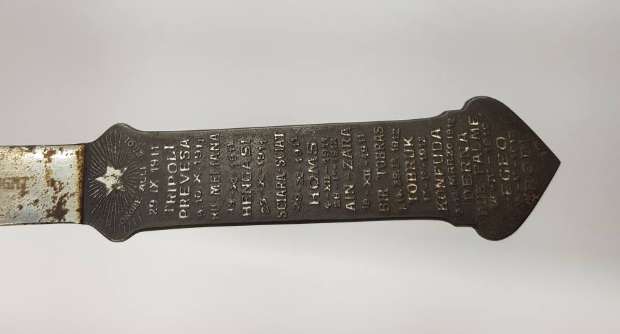 1911-1912 TÜRK İTALYAN SAVAŞI HATIRASI ZARF AÇACAĞI 