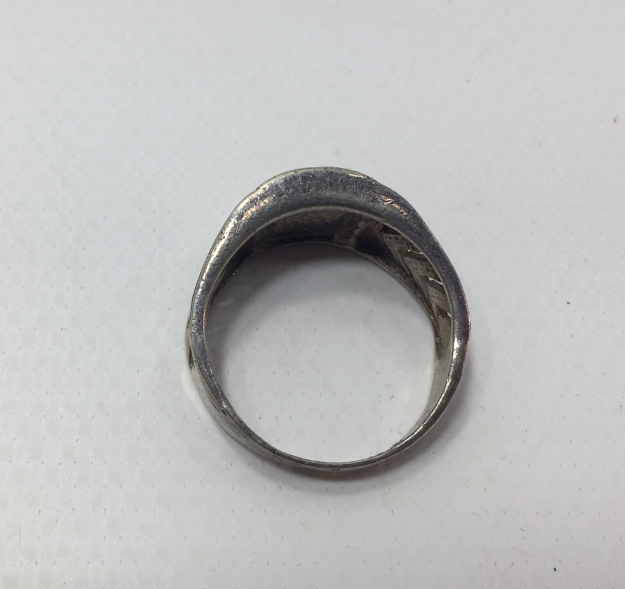 AY YILDIZLI GÜMÜŞ YÜZÜK