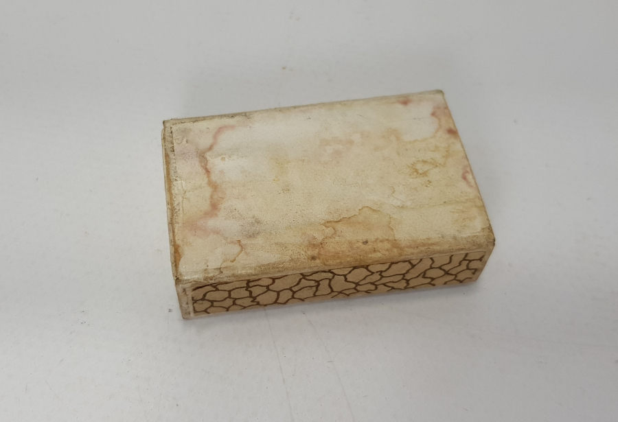 OSMANLICA YAZILI İZMİR ŞİFA ECZANESİ İLAÇ KUTUSU  