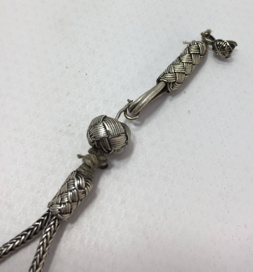 TRABZON İŞİ GÜMÜŞ KAZAZ TESBİH PÜSKÜLÜ