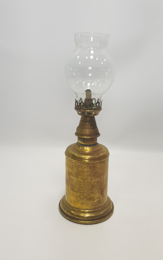 1900'LERDEN PİRİNÇ HAZNELİ GAZ LAMBASI