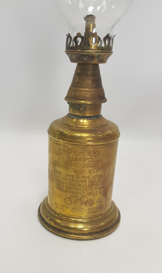 1900'LERDEN PİRİNÇ HAZNELİ GAZ LAMBASI