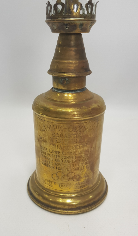 1900'LERDEN PİRİNÇ HAZNELİ GAZ LAMBASI