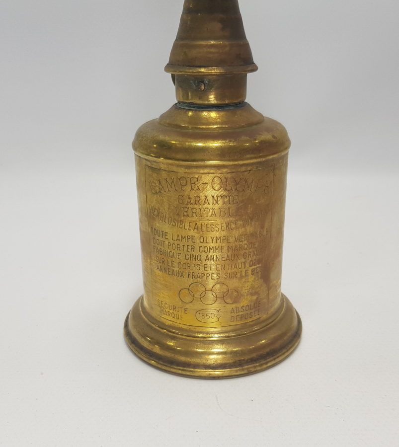 1900'LERDEN PİRİNÇ HAZNELİ GAZ LAMBASI