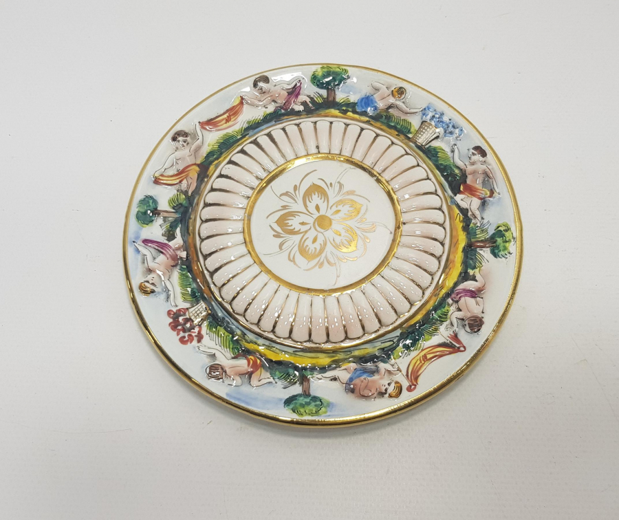 İTALYAN CAPODIMONTE DUVAR TABAŞI 