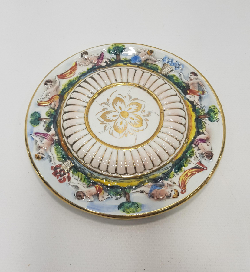 İTALYAN CAPODIMONTE DUVAR TABAŞI 