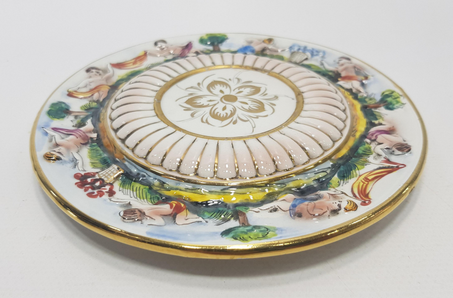 İTALYAN CAPODIMONTE DUVAR TABAŞI 