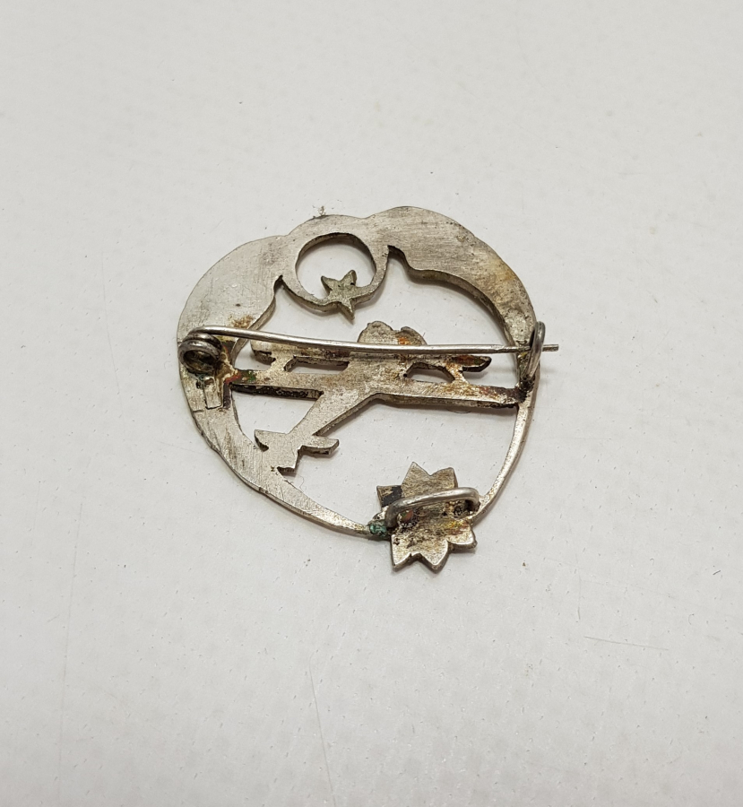 OSMANLI DÖNEMİ GÜMÜŞ PİLOT BRÖVESİ 