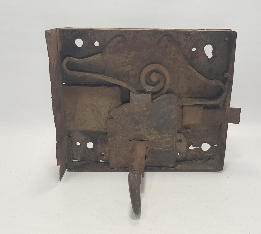 OSMANLI KONAK KAPISI KİLİDİ VE ANAHTARI 