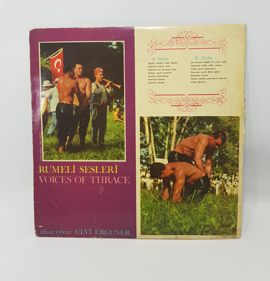 ULVİ ERGUNER 33 DEVİR LONGPLAY PLAK: TRAKYA SESLERİ 