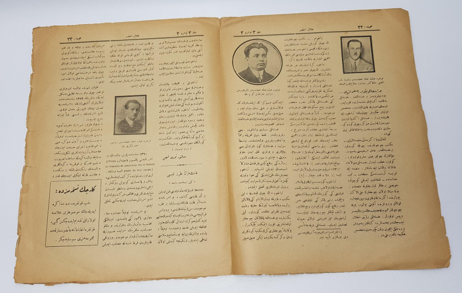 ATATÜRK KAPAKLI OSMANLICA HİLALİ AHZAR MECMUASI 