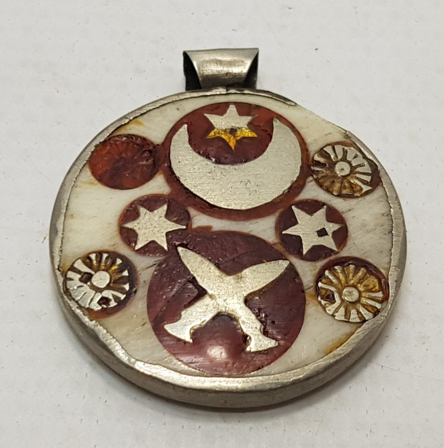 AY YILDIZLI 1. DÜNYA SAVAŞI GURKA BÖLÜĞÜ ASKERİ KOLYE UCU 