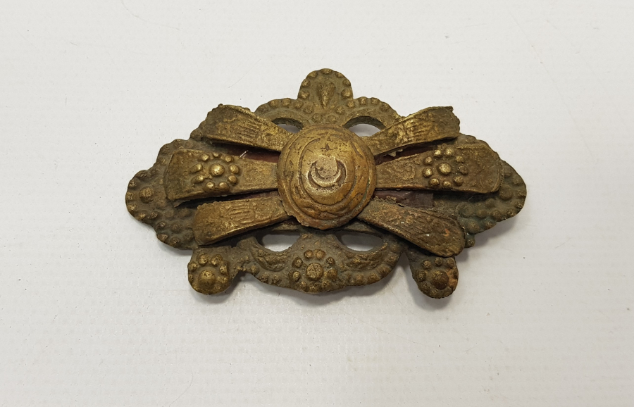 CUMHURİYET İLK DÖNEM AY YILDIZLI KEMER TOKASI