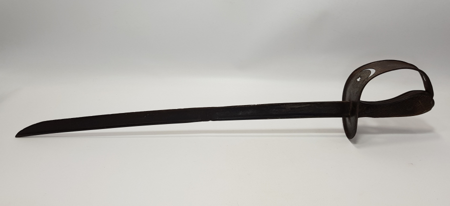 OSMANLI DÖNEMİ AY YILDIZ BALÇAKLI SERİ NUMARALI SÜVARİ SUBAY KILICI