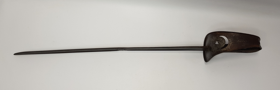 OSMANLI DÖNEMİ AY YILDIZ BALÇAKLI SERİ NUMARALI SÜVARİ SUBAY KILICI