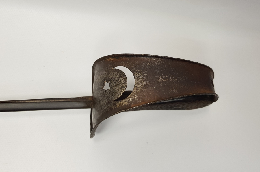 OSMANLI DÖNEMİ AY YILDIZ BALÇAKLI SERİ NUMARALI SÜVARİ SUBAY KILICI