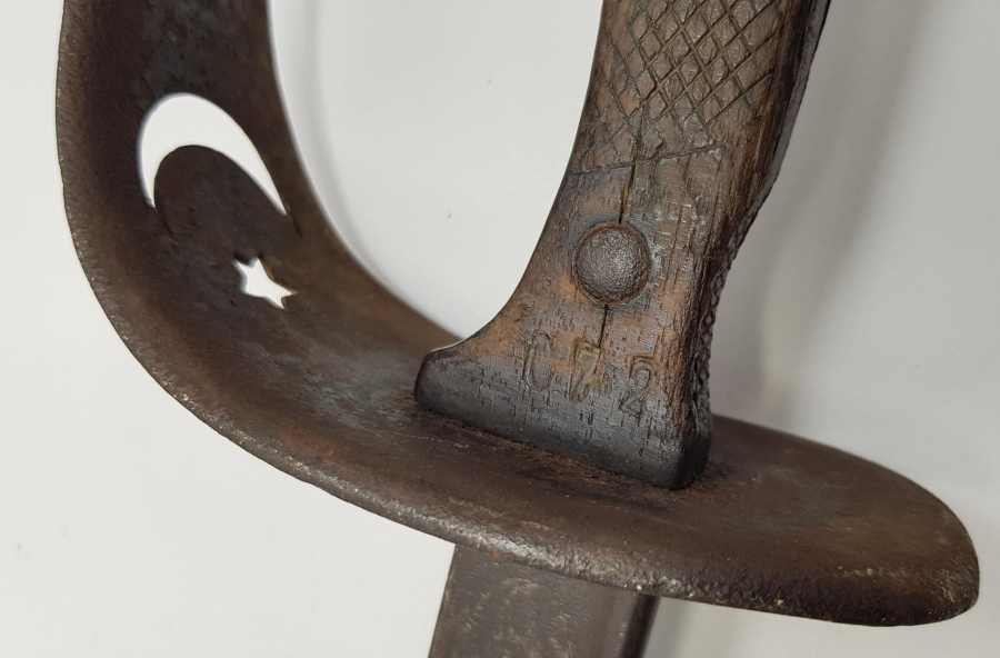 OSMANLI DÖNEMİ AY YILDIZ BALÇAKLI SERİ NUMARALI SÜVARİ SUBAY KILICI