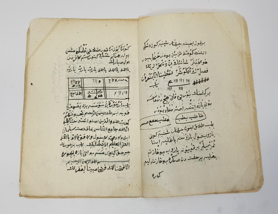 OSMANLI DÖNEMİ EL YAZMA HAVAS KİTABI 