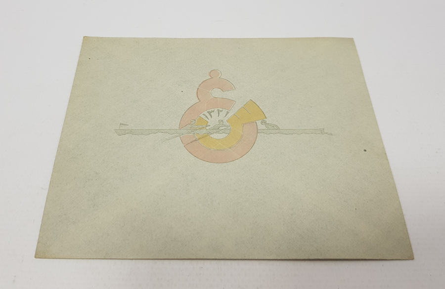 OSMANLI DÖNEMİ GALATASARAY KÜREK TAKIMI AMBLEMLİ ZARF