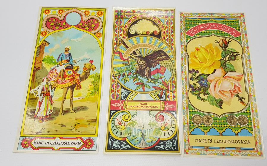 OSMANLI DÖNEMİ ÜÇ ADET FES ETİKETİ 