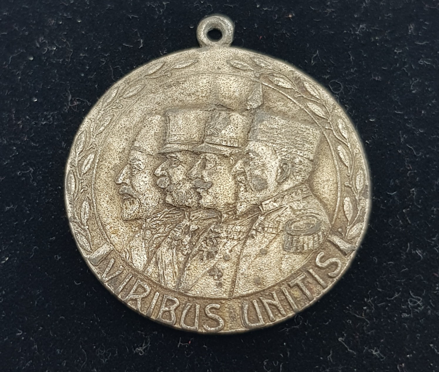 1. DÜNYA SAVAŞI LİDERLER TEMALI İTTİFAK MADALYA