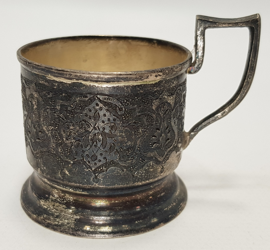 84 DAMGALI FUL KALEM İŞÇİLİKLİ GÜMÜŞ İSTAKA 