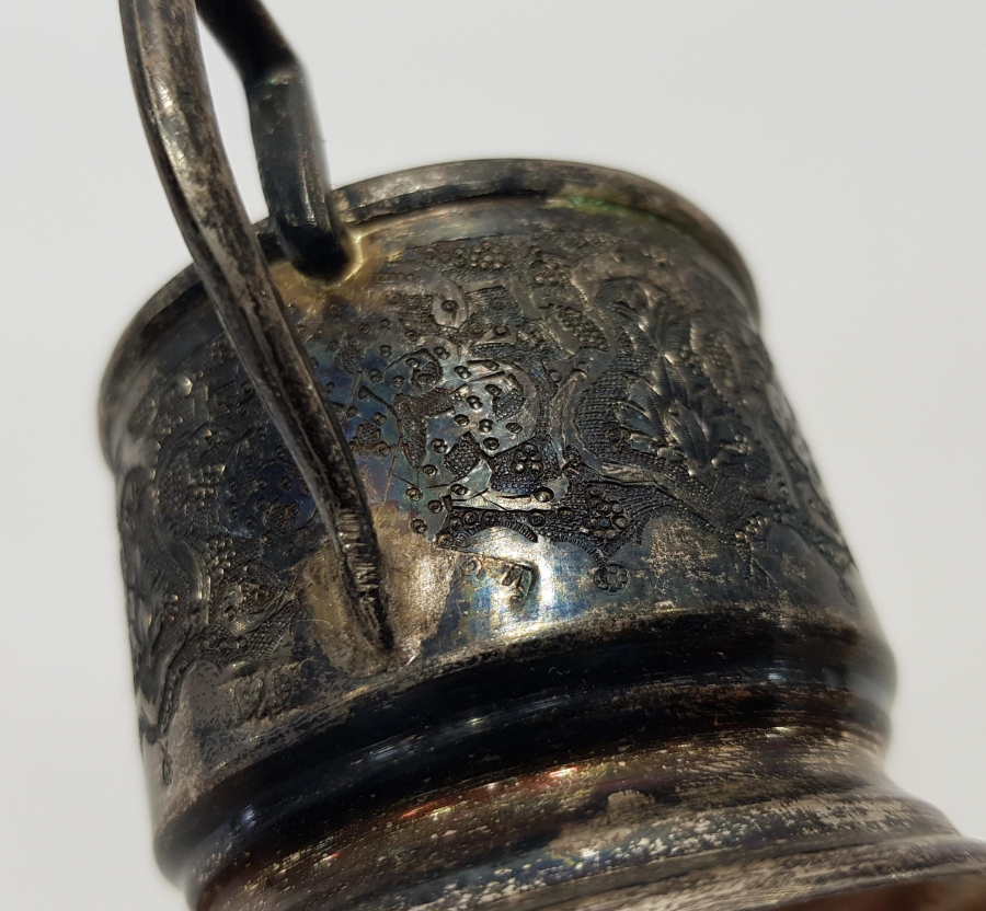 84 DAMGALI FUL KALEM İŞÇİLİKLİ GÜMÜŞ İSTAKA 