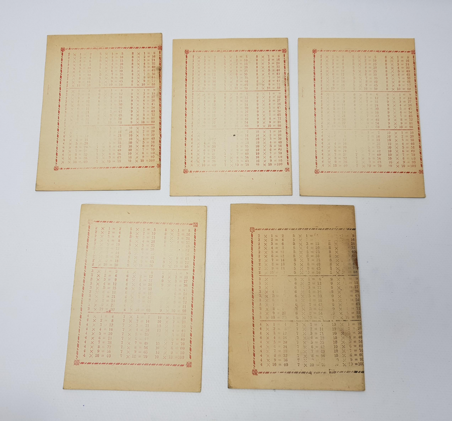 EĞİTİM TARİHİ: 1960'LARDAN 5 ADET BOŞ OKUL DEFTERİ