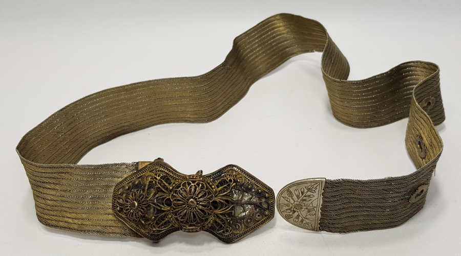 HASIR ÖRME ALPAKA KEMER