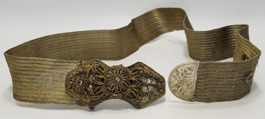 HASIR ÖRME ALPAKA KEMER