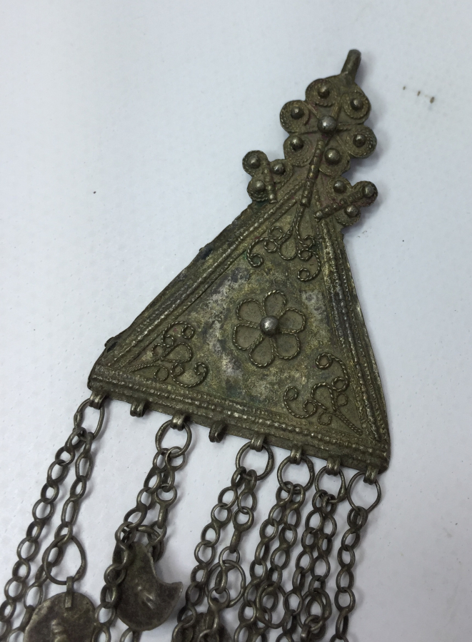 OSMANLI DÖNEMİ GÜVERSE İŞÇİLİKLİ OSMANLI DÖNEMİ GÜMÜŞ FES SÜSÜ