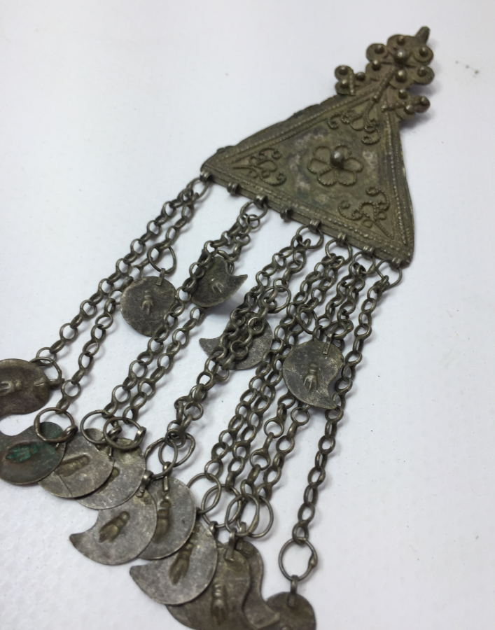 OSMANLI DÖNEMİ GÜVERSE İŞÇİLİKLİ OSMANLI DÖNEMİ GÜMÜŞ FES SÜSÜ