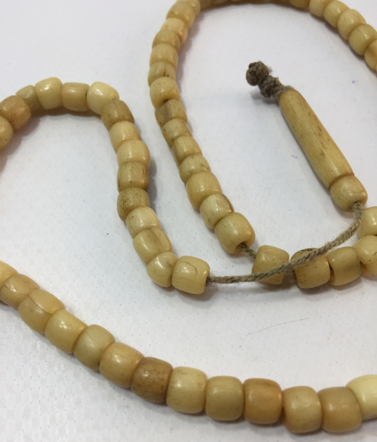 OSMANLI DÖNEMİ KEMİKTEN MAMUL 66 HABBELİ NAMAZ TESBİHİ