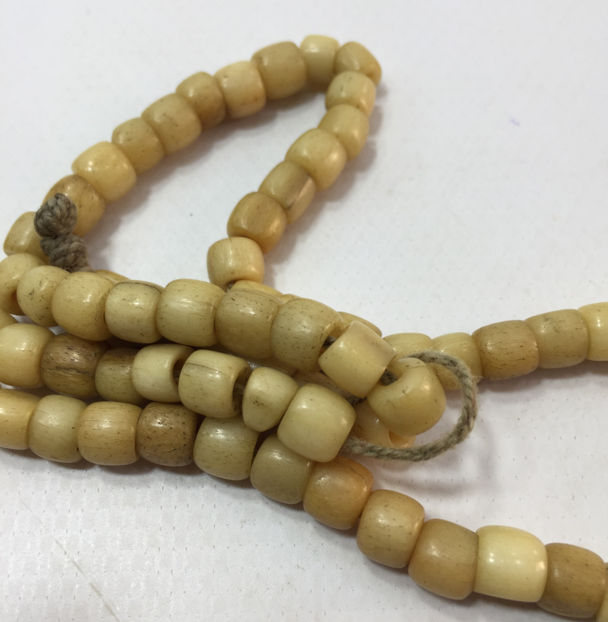 OSMANLI DÖNEMİ KEMİKTEN MAMUL 66 HABBELİ NAMAZ TESBİHİ